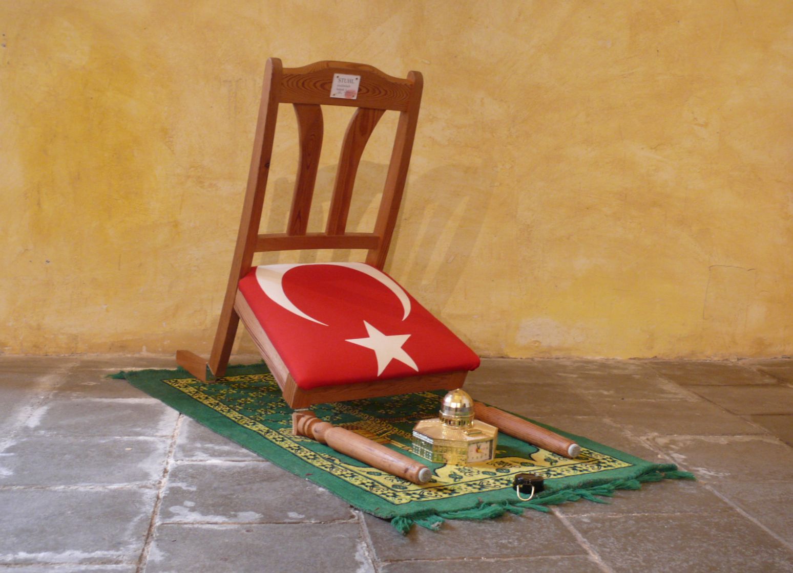 Stuhl, muslimisch, betend